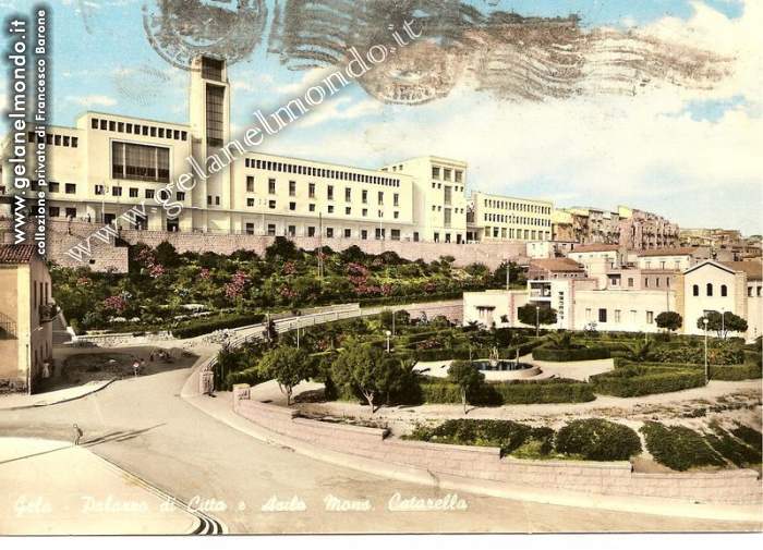 palazzo di città e asilo mons. catarelle - anni 60