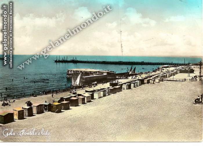pontile e lido gela - anni 40