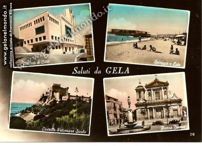 saluti da gela - anni  50