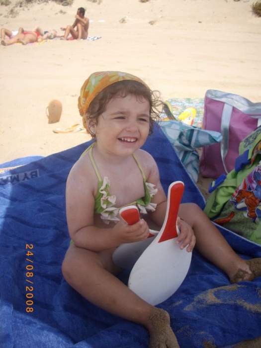 amico 2 in spiaggia