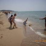 beachvolley acrobatica