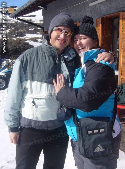 didi e giga sulla neve