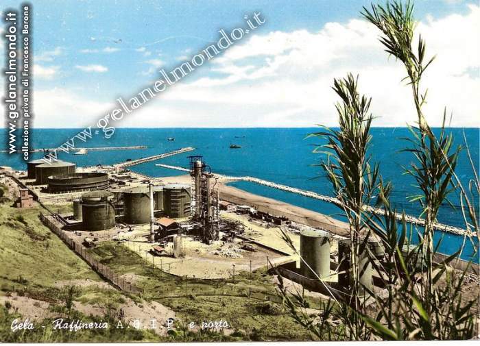 raffineria agip e porto - anni 60