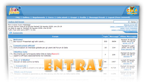 Entra nel Forum!